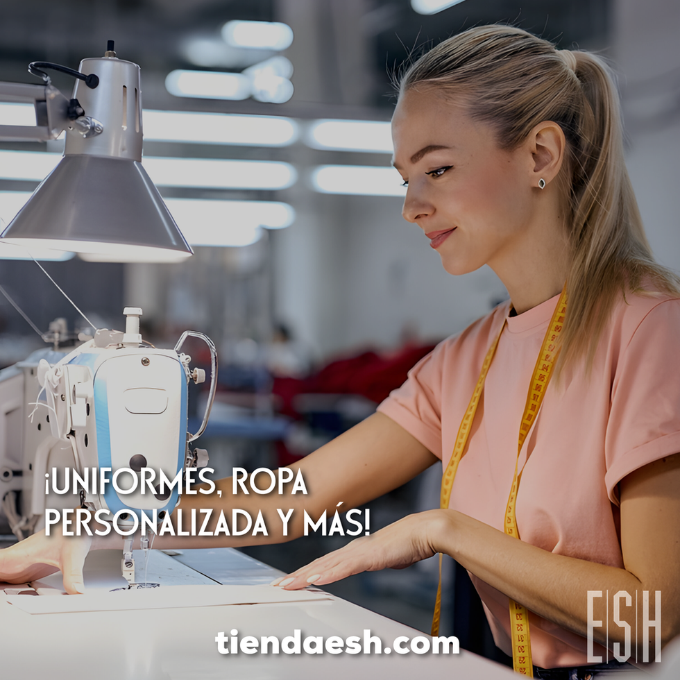 Post creativo promoción de confección textil