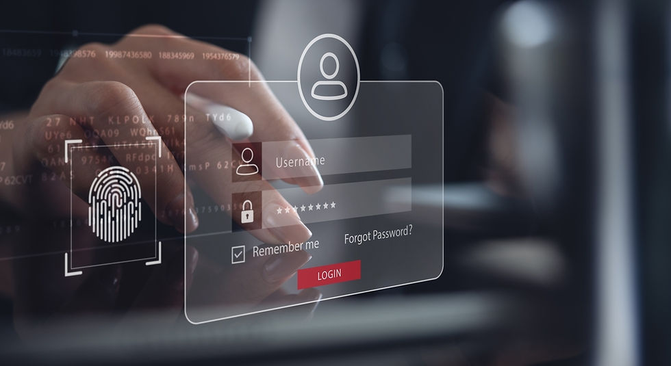 Concepto seguridad de datos personales online