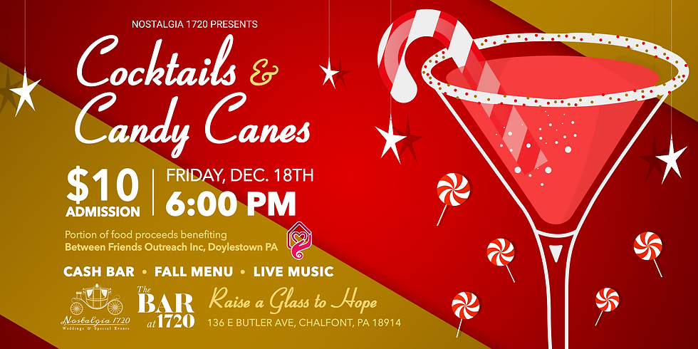 COCKTAILS & CANDY CANES