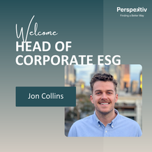 Introducing Jon Collins: Our Head of Corporate ESG