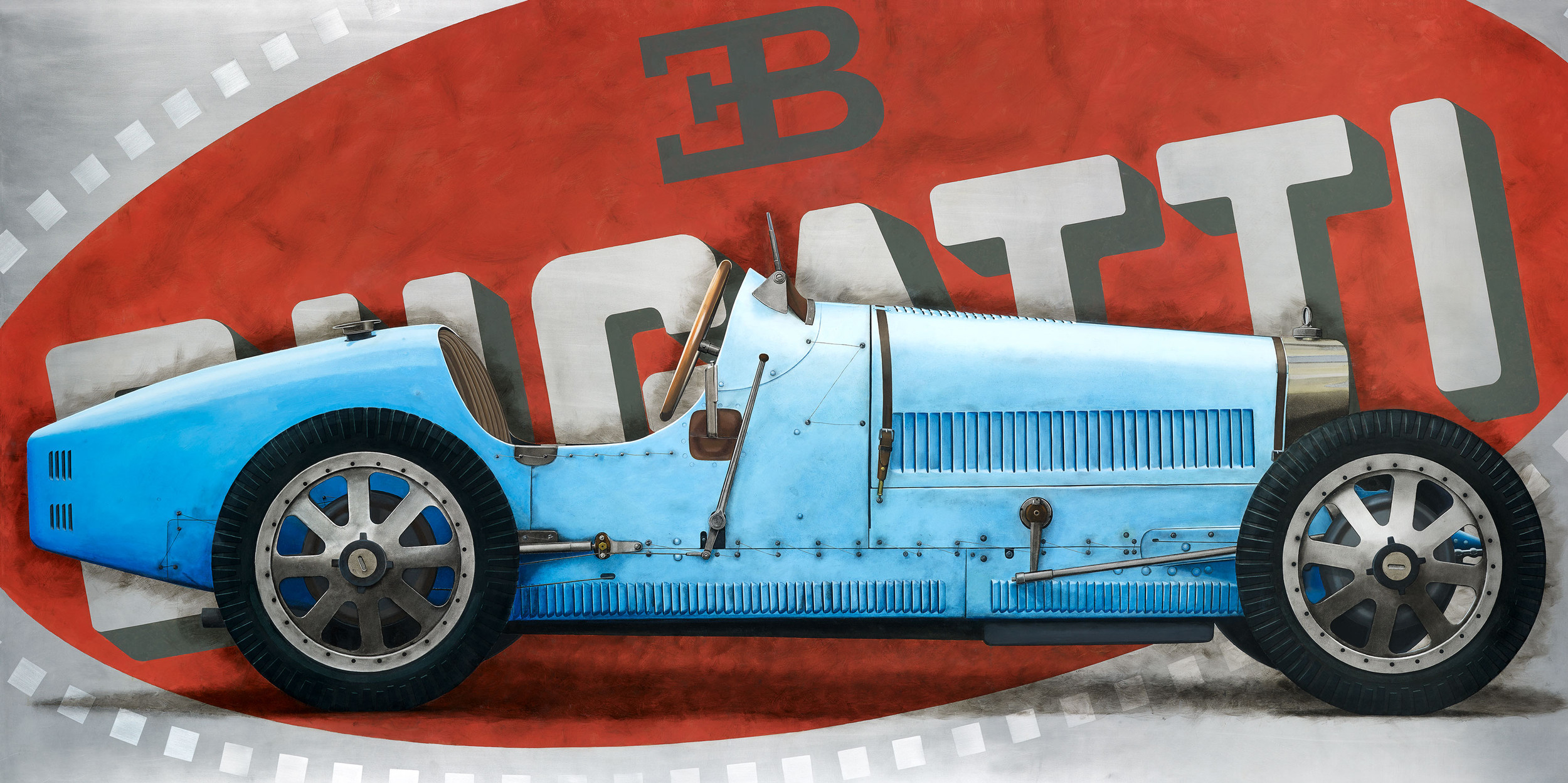 Issy The Isetta Geoff Bolam Fine Art Gloucestershire Uk