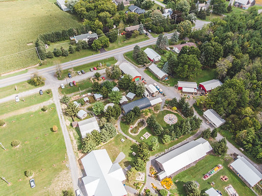 Cannamore Orchard Aerial View