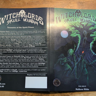 Witch-Lords of Skull Mountain proof cover! 