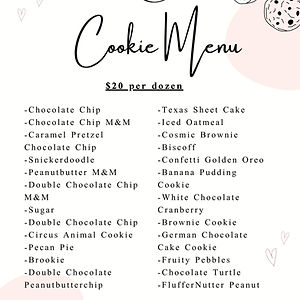 Cookie Flavors