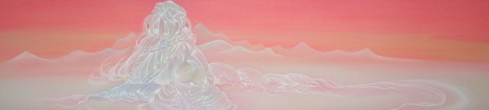 富春之境Fuchun Mountains135x30cm膠彩Color on silk 2014.JPG