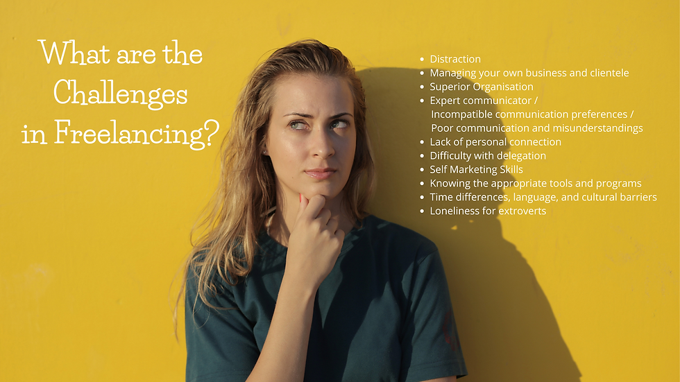 Challenges in Freelancing