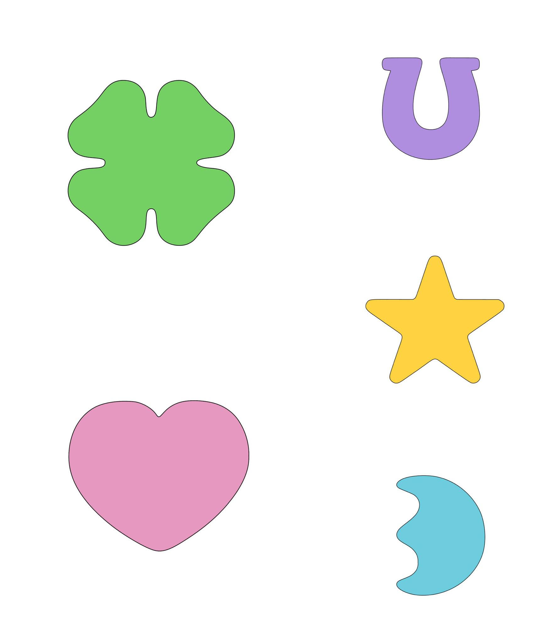 Lucky charms cutters (minis )