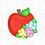 Miniatura: Apple with flowers