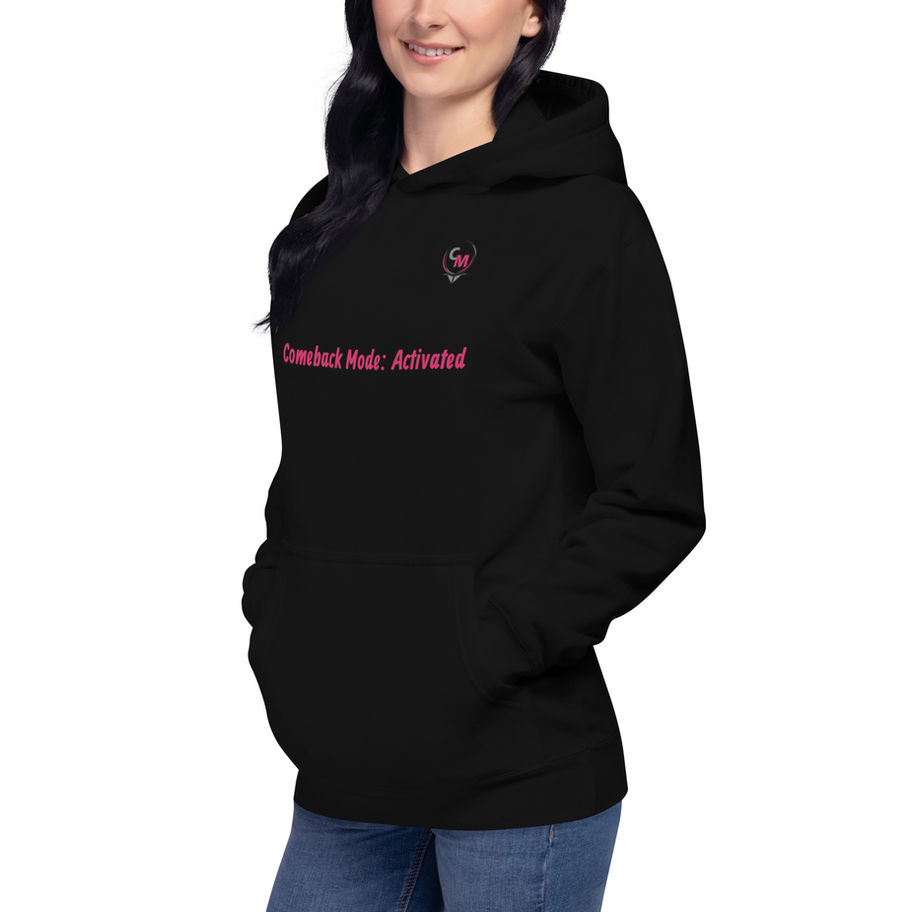 Momba Merch: Comeback Mode Activated. Not Who I Was. Better.  Grit + Growth Hoodie
