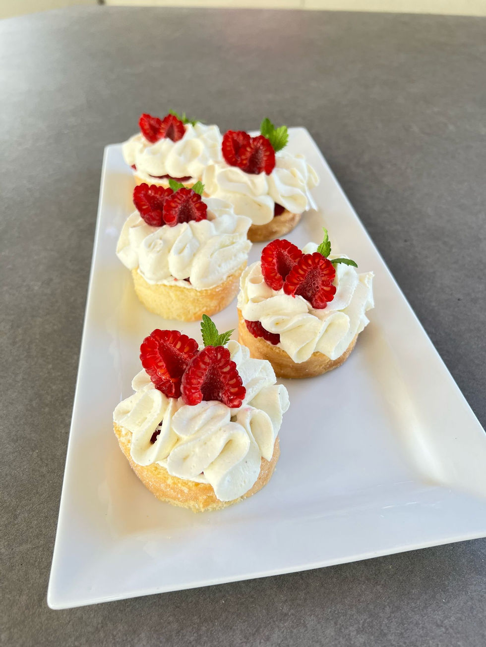 Himbeer-Mascarpone Törtchen