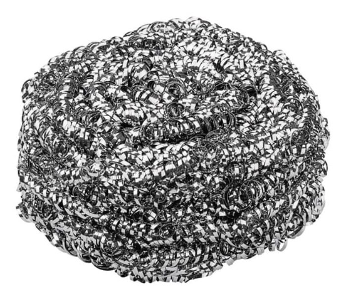 Stainless steel scourer