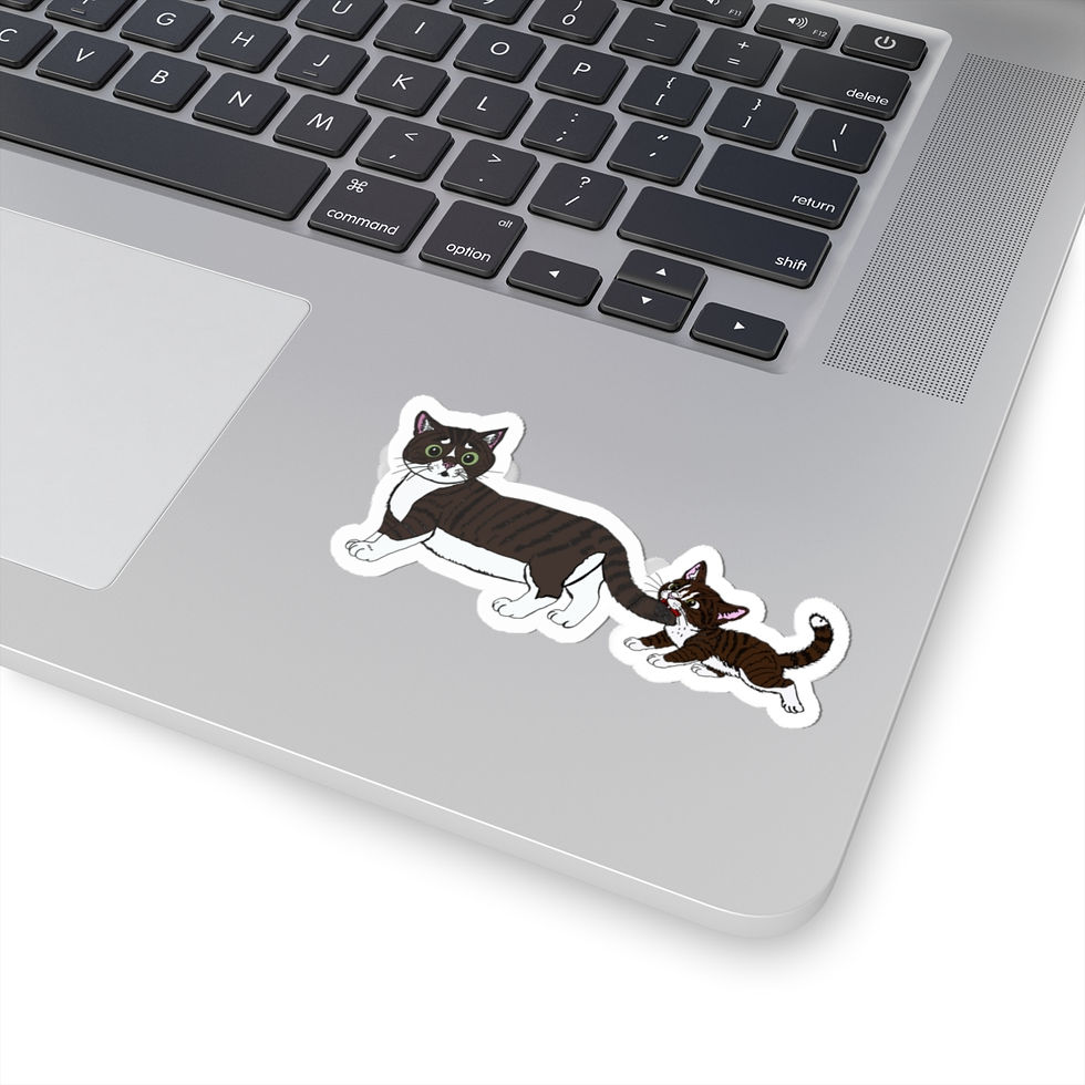 Thumbnail: Cat Bros - Kiss-Cut Stickers
