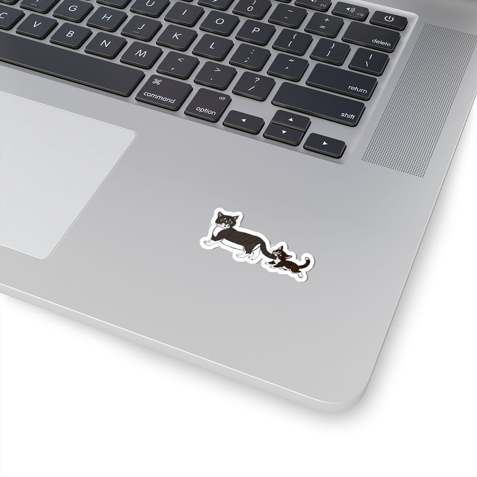 Thumbnail: Cat Bros - Kiss-Cut Stickers