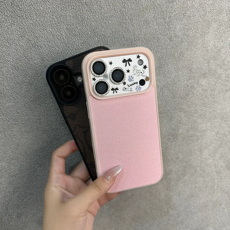 Thumbnail: Suitable for Iphone 17，16, 15, 14, 13, 12, 11 Pro Max, High-End Leather Pattern 