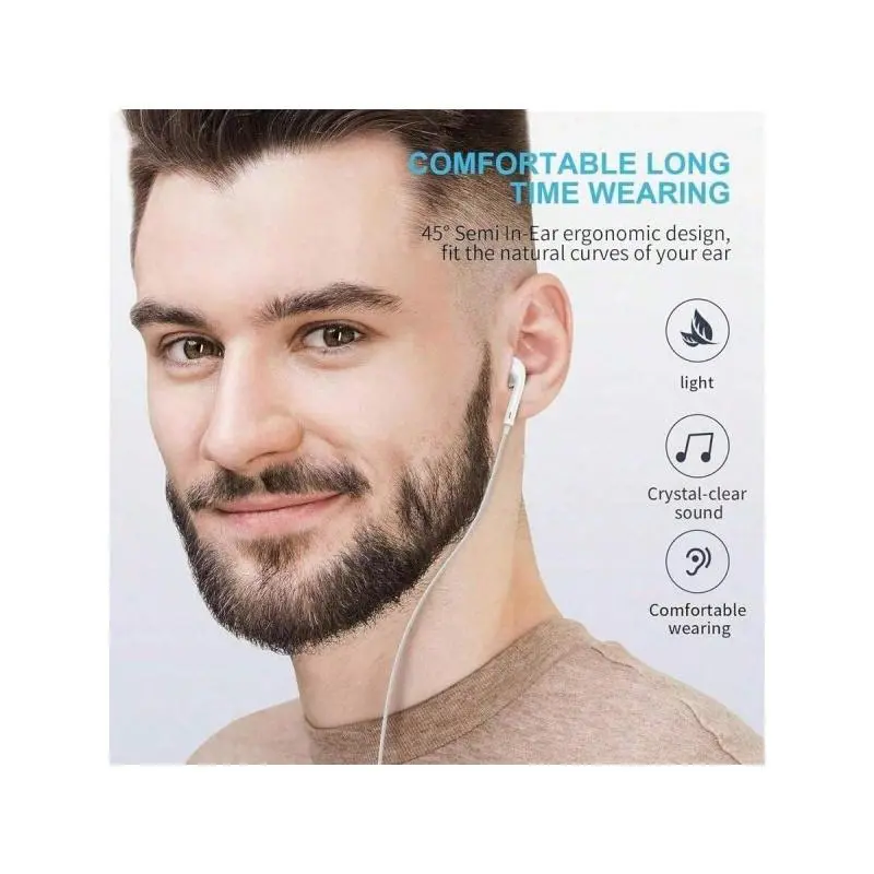 Thumbnail: High-Quality Type-C Wired In-Ear Gaming Headphones, Noise-Cancelling Bass Stereo