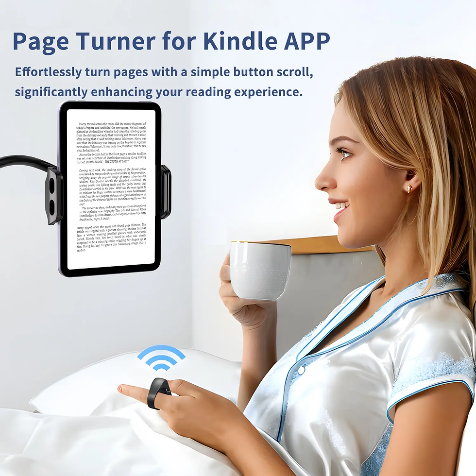 Thumbnail: Scrolling Ring Wireless Bluetooth Remote Control for Tiktok, Youtube Shorts, Ins