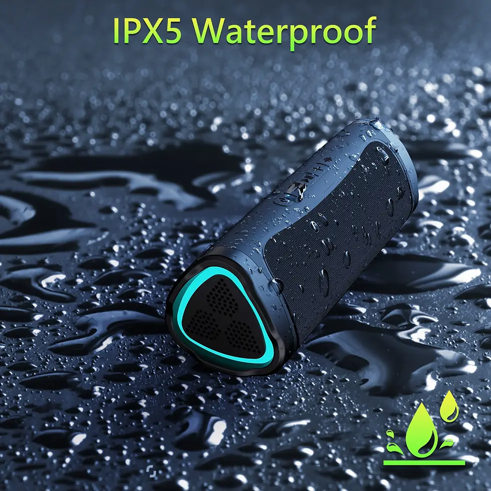 Thumbnail: Portable Bluetooth Speaker with HD Sound BT5.3 & TWS Pairing Suitable for Home P