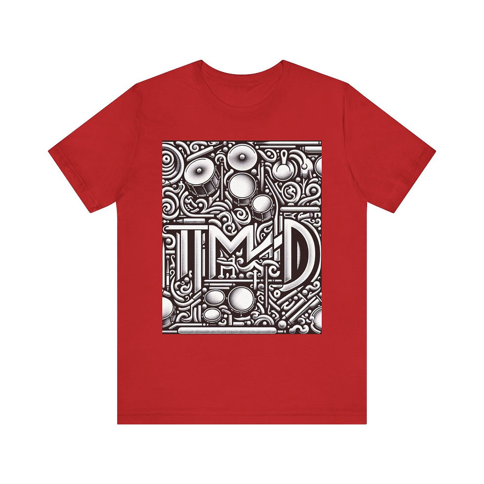Miniaturebillede: Drummer For Life Short Sleeve Tee