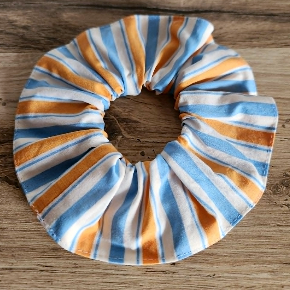 Miniature : Chouchou - Bayadère Orange et Bleu
