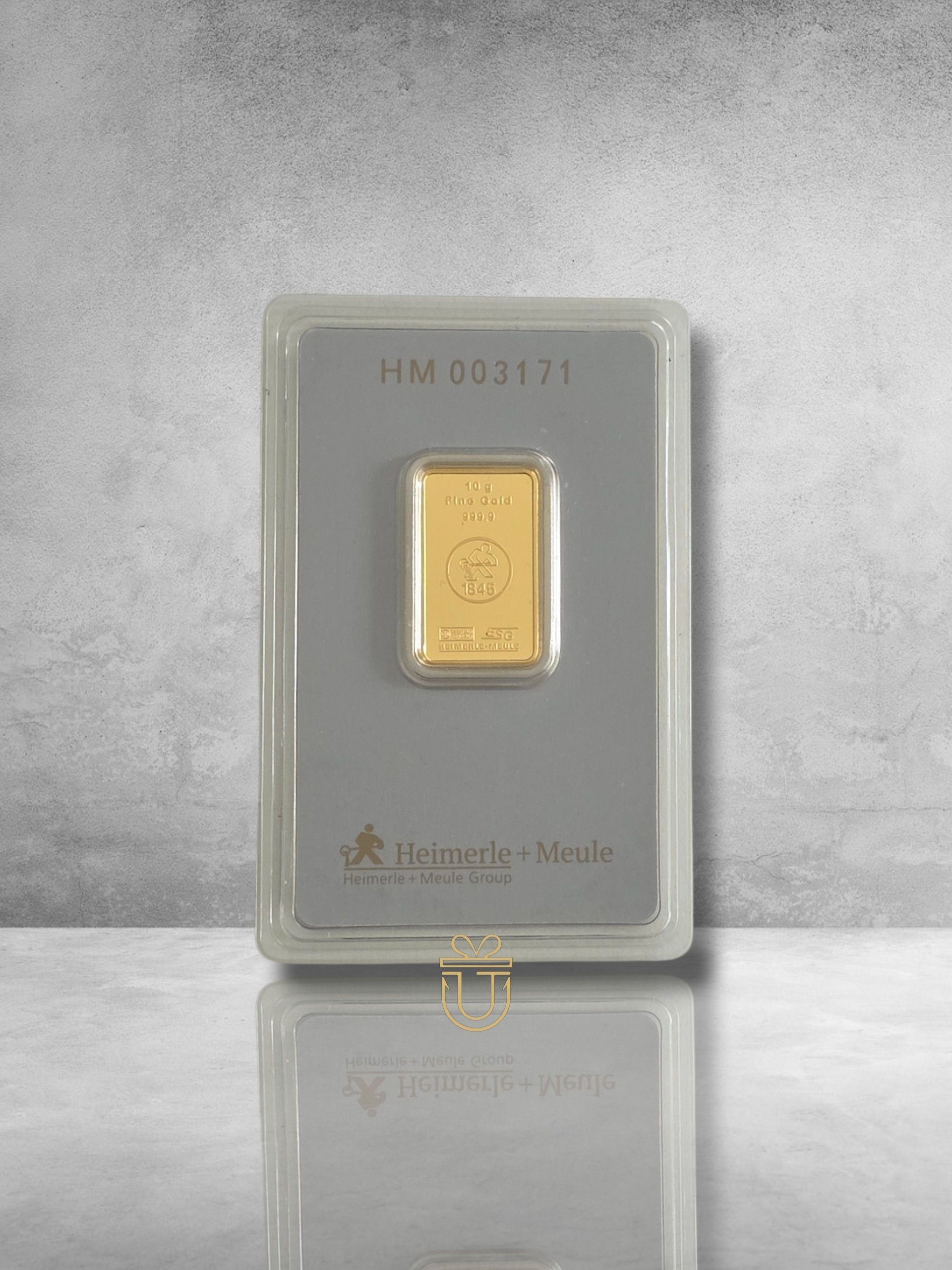 Goldbarren 10g Heimerle + Meule