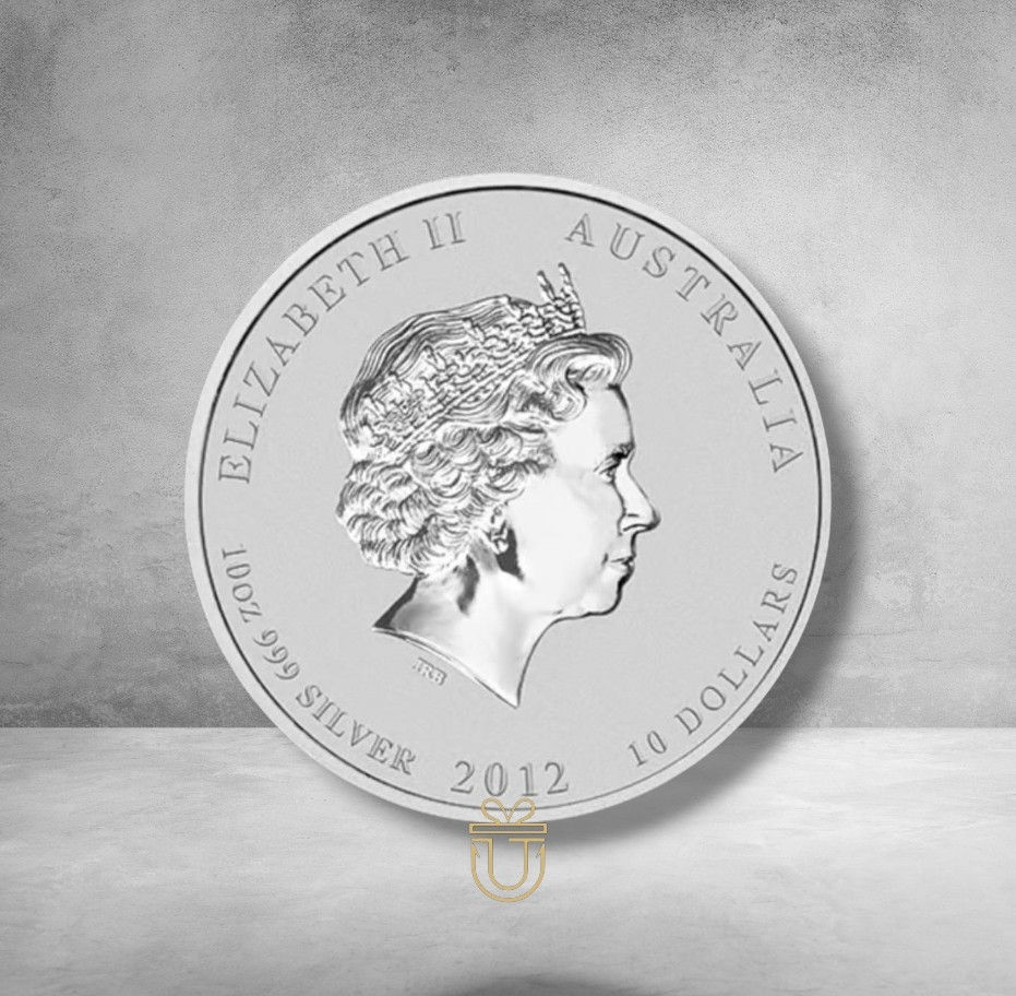 Miniaturbild: Lunar- Year of the Dragon 2012 10 AUD 10 oz Silbermünze