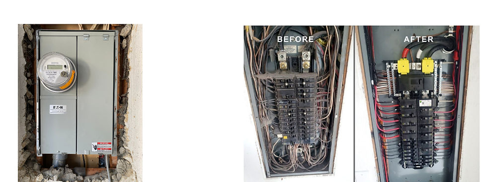 residential new electrical panel installation orange county ca