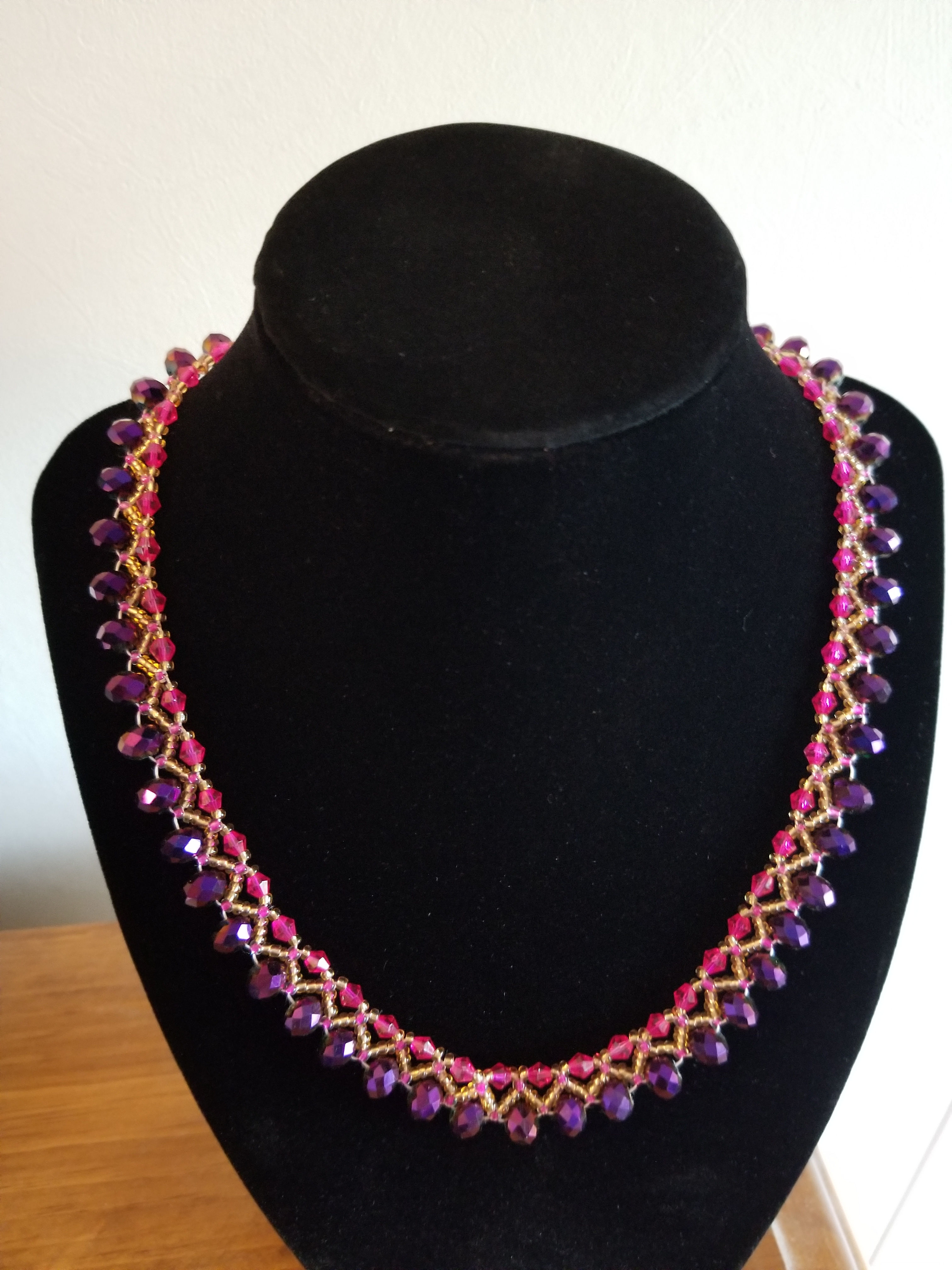 Purple & Pink Moroccan Style Necklace