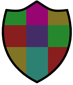 Sodyo visual marker for demo, variant one, used to resolve a unique physical identity.