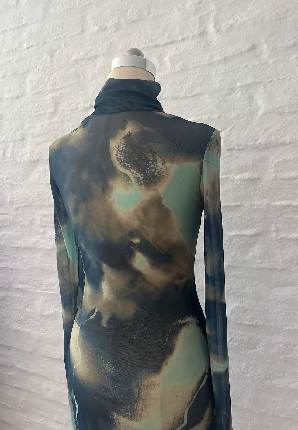 Miniatura: VESTIDO GRAY VERDE  MICROTUL
