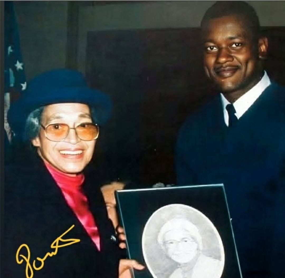 Rosa Parks and the Pencilman, Autographed in GOLD, size 11x17 prints