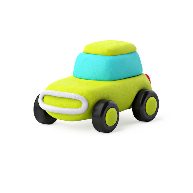 Thumbnail: Hey Clay -- Eco Cars Air-Dry Clay Creative Set by Fat Brain Toy Co.