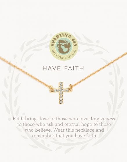 Thumbnail: Sea La Vie Have Faith Necklace