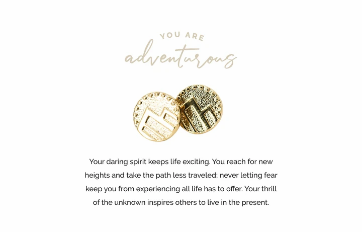 Adventurous Earrings Gold