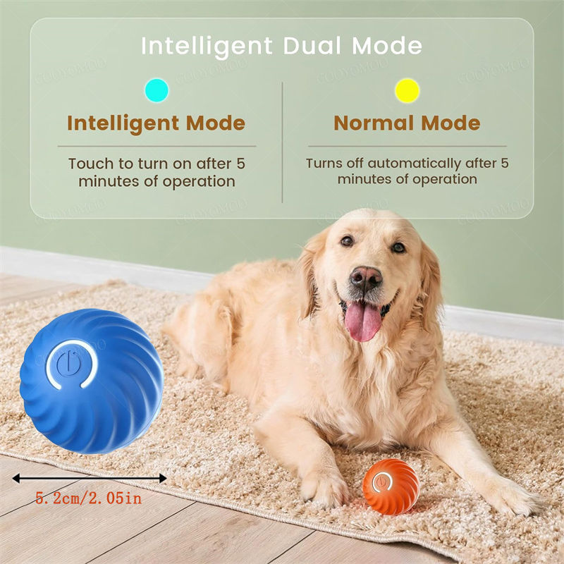 Thumbnail: Interactive Automatic Pet Ball for Dogs & Cats – USB Rechargeable Moving Toy