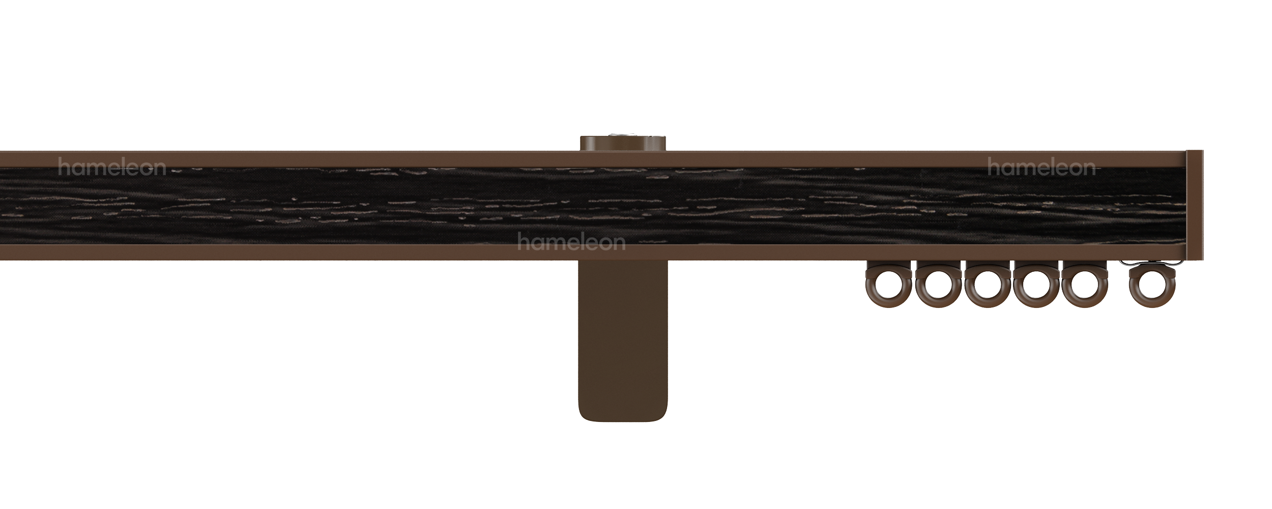 Карниз 1070 hameleon - Глянцевый коричневый