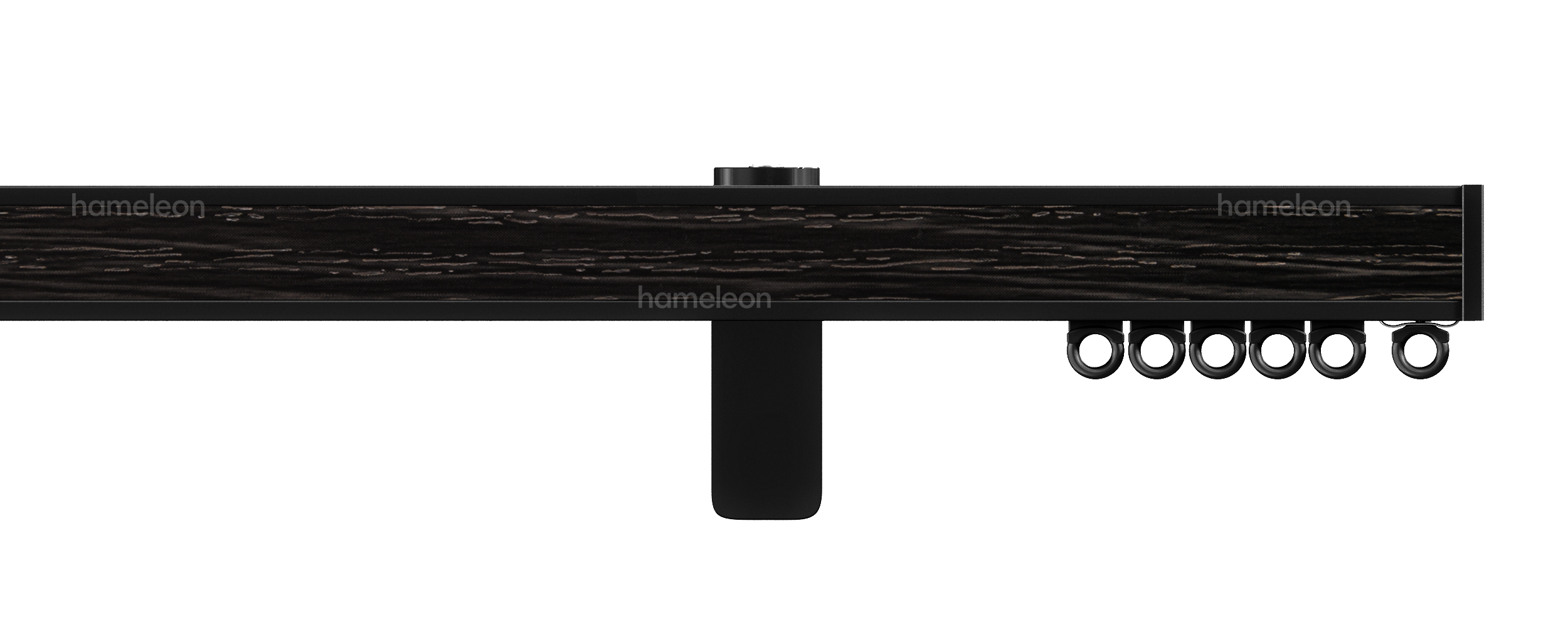 Карниз 1070 hameleon - Глянцевый черный