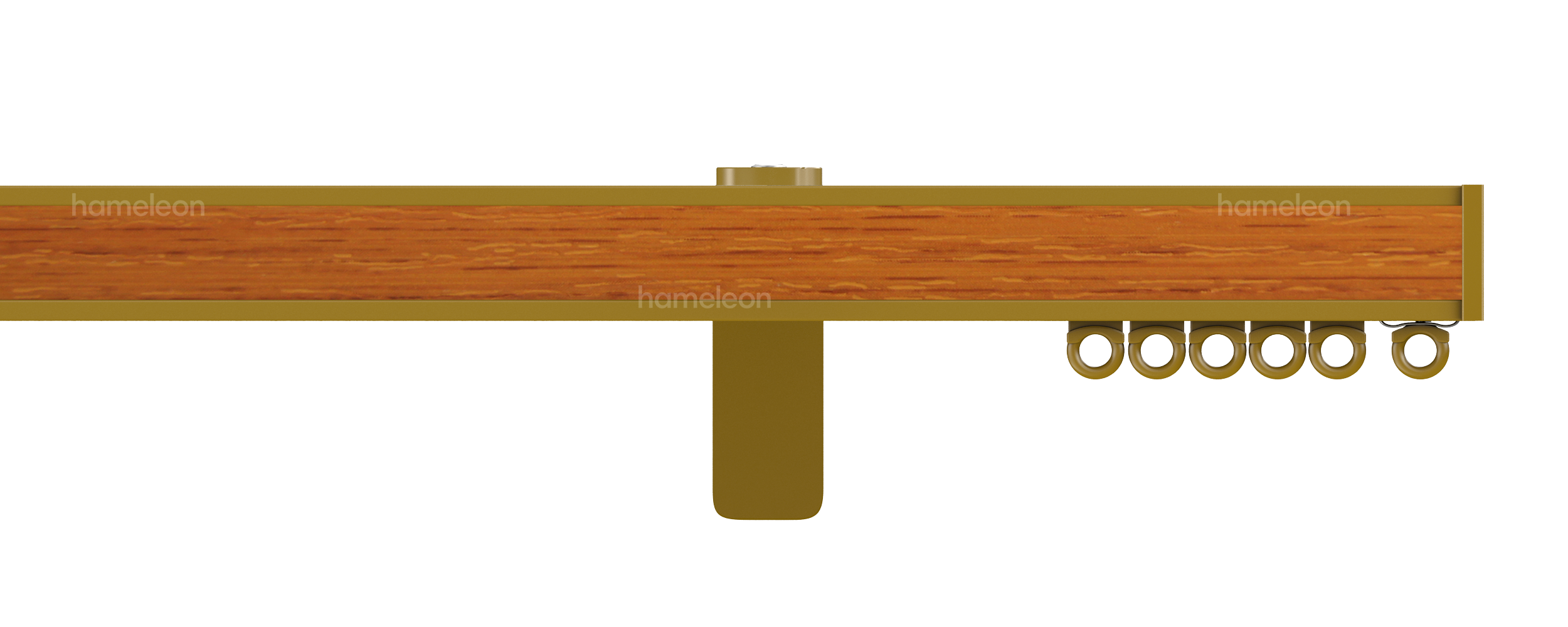 Карниз 1070 hameleon - Глянцевый золотой