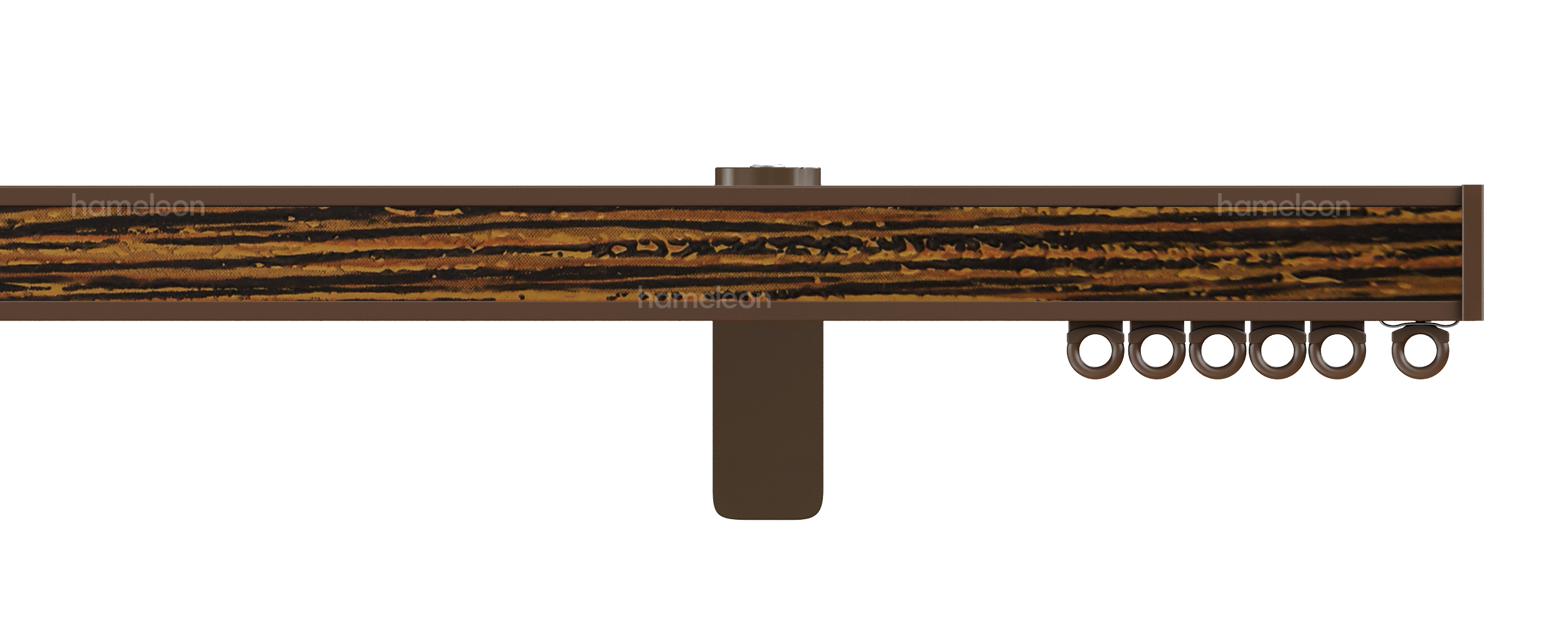 Карниз 1070 hameleon - Глянцевый коричневый