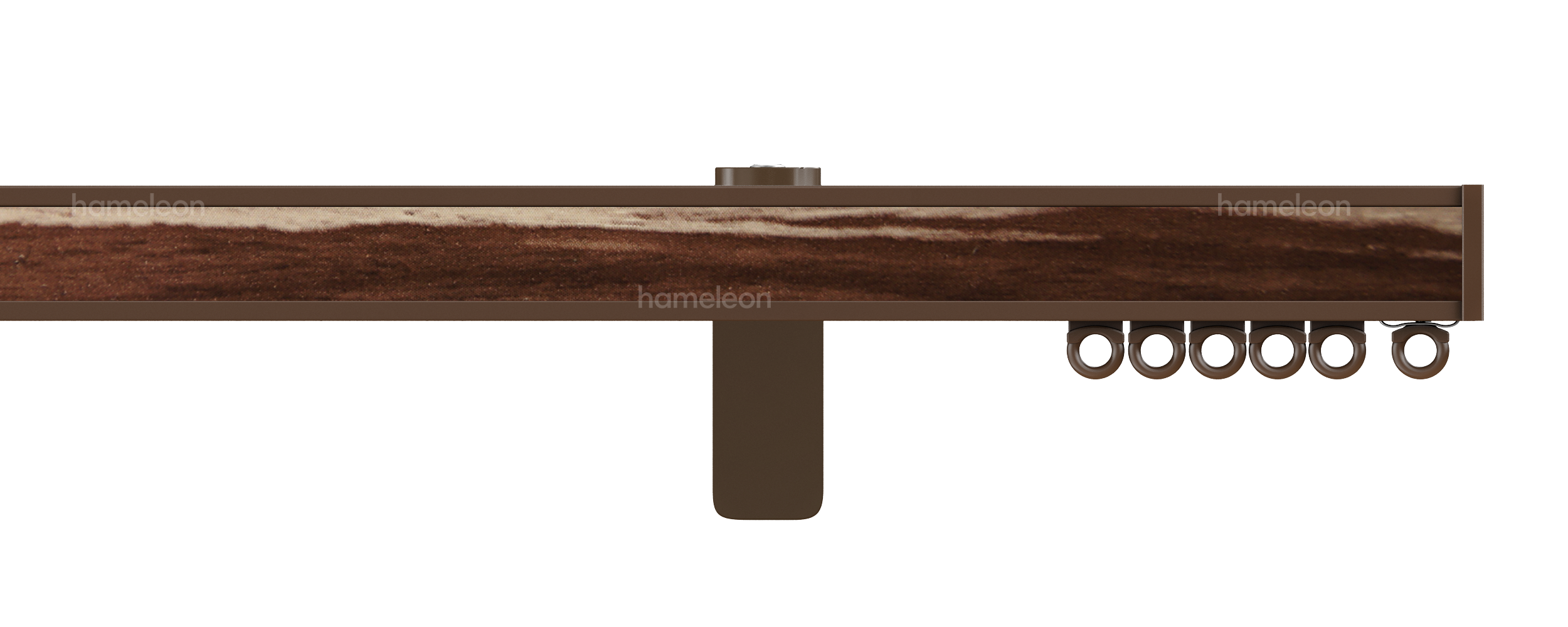 Карниз 1070 hameleon - Глянцевый коричневый