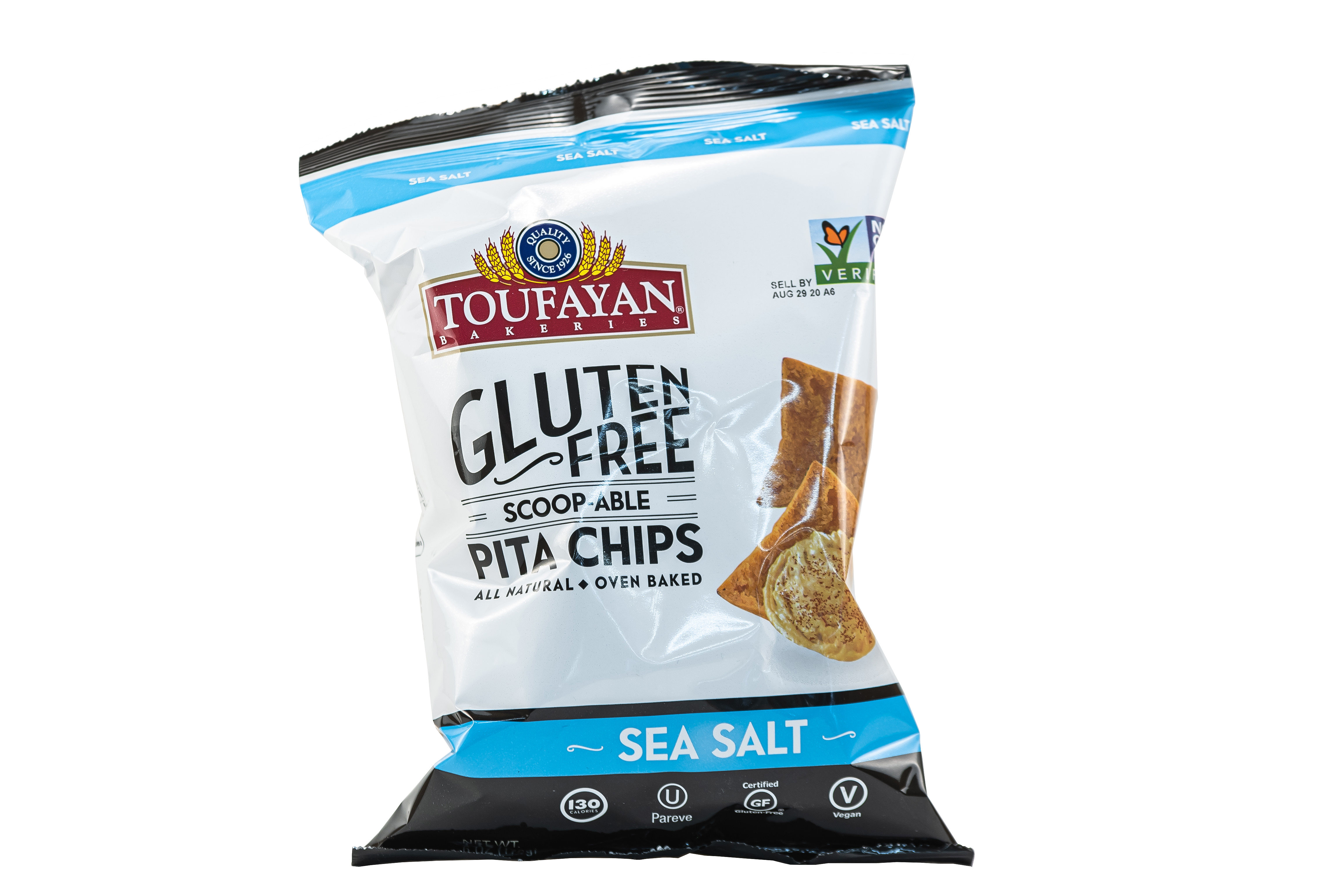 Toufayan Sea Salt Gluten Free Pita Chips