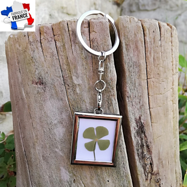 Miniaturbild: Porte-clé Trèfle à 4 Feuilles : Artisanat Français de Qualité