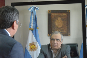 El ministro López Desimoni fue recibido por el Fiscal General César Sotelo