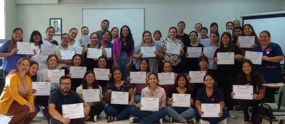 El COPRODIS entregó certificados a profesionales de los hogares y centros terapéuticos de la provincia