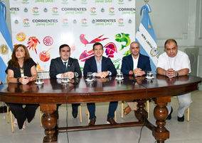 Empedrado presentó la Fiesta Provincial del Rio en Casa de Gobierno