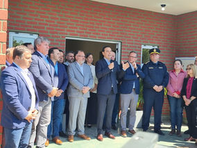 En Ramada Paso, Valdés inauguró la nueva Comisaría y habilitó 20 cuadras de pavimento