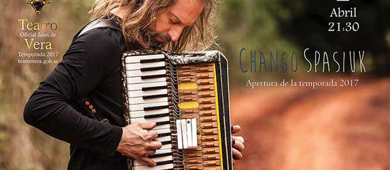 Con un concierto, el Chango Spasiuk abrirá la temporada 2017