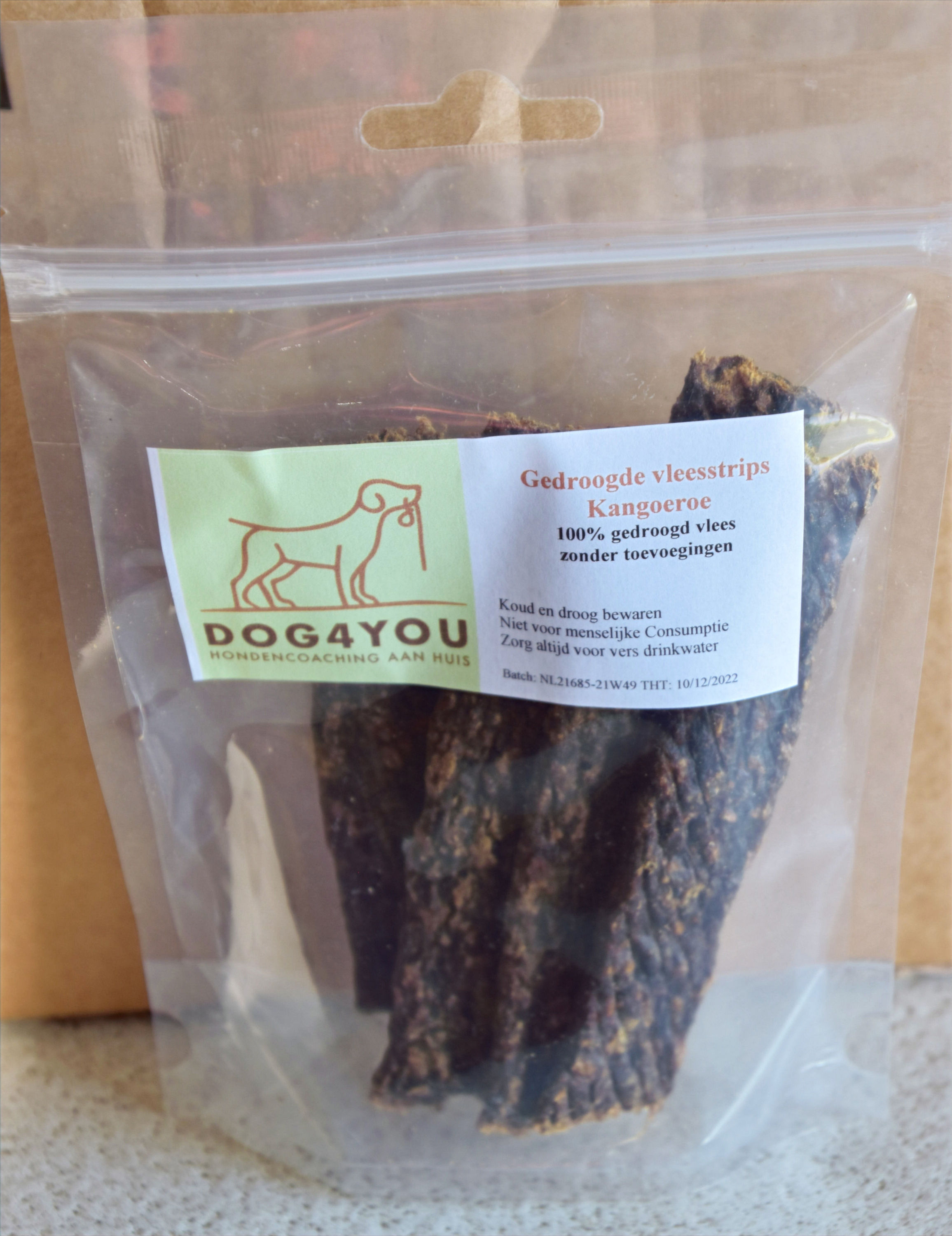 100% gedroogde vleesstrips