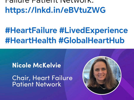 January 2026 – New appointment for Heart Failure Warriors Chairwoman