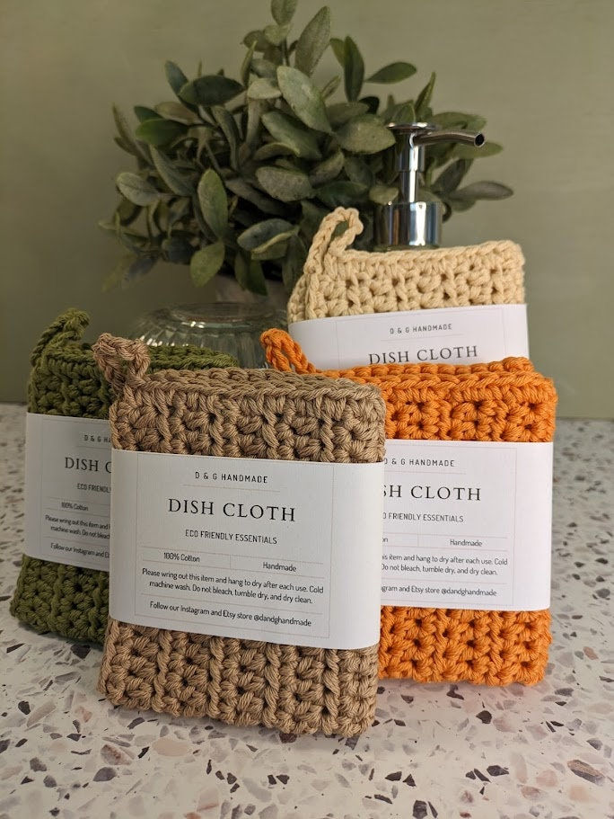 Thumbnail: Reusable Eco Friendly Cotton Dish Cloth