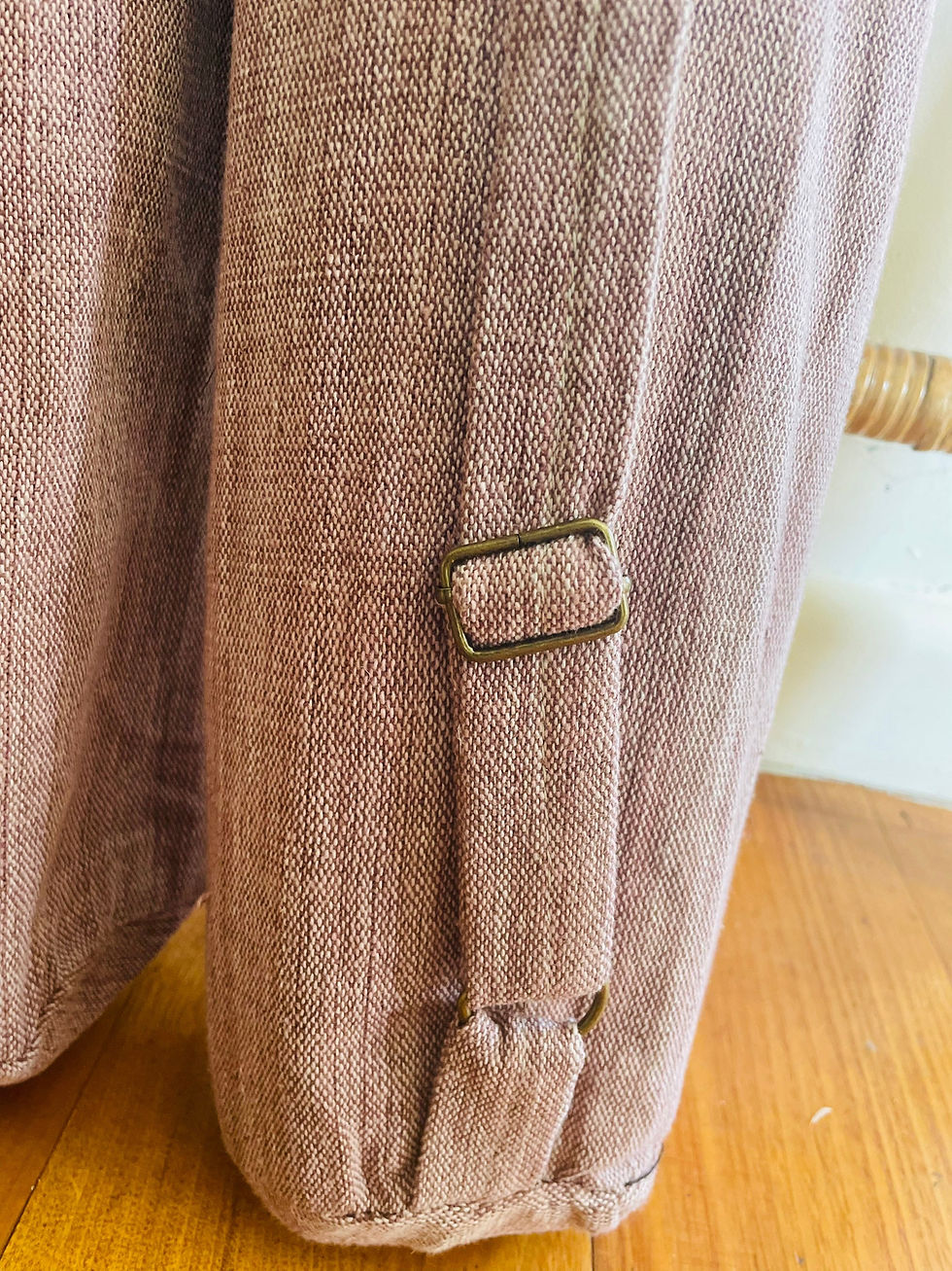 Thumbnail: Handmade hemp organic yoga mat Eco-friendly and 100% natural.